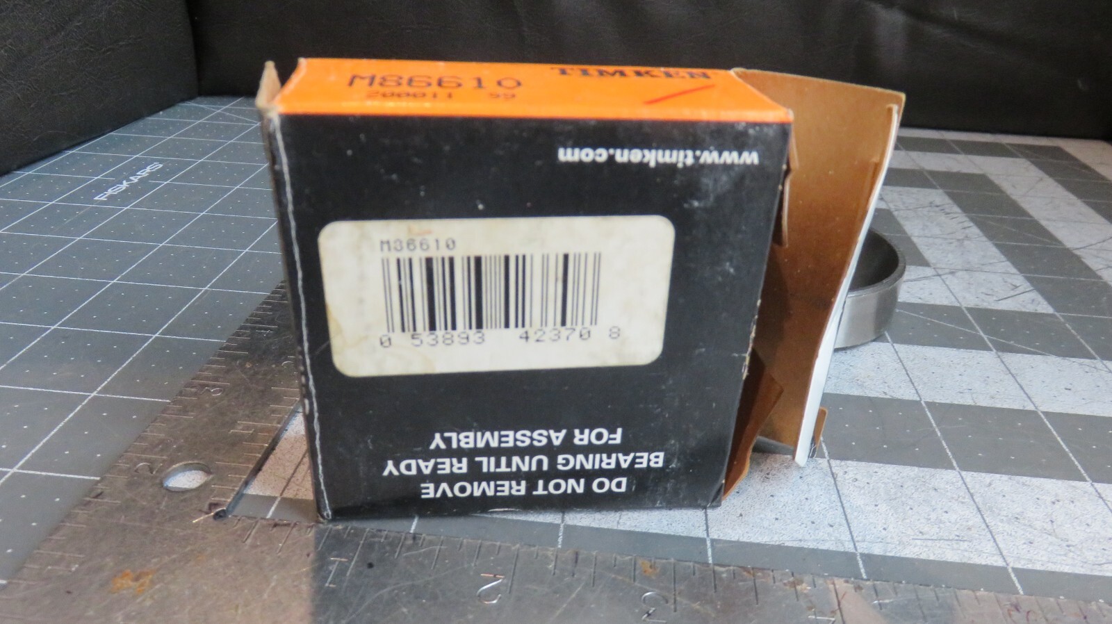 Timken M86610-20082 Tapered Roller Bearing Cup 2.5312 in OD, 0.6563 in Width