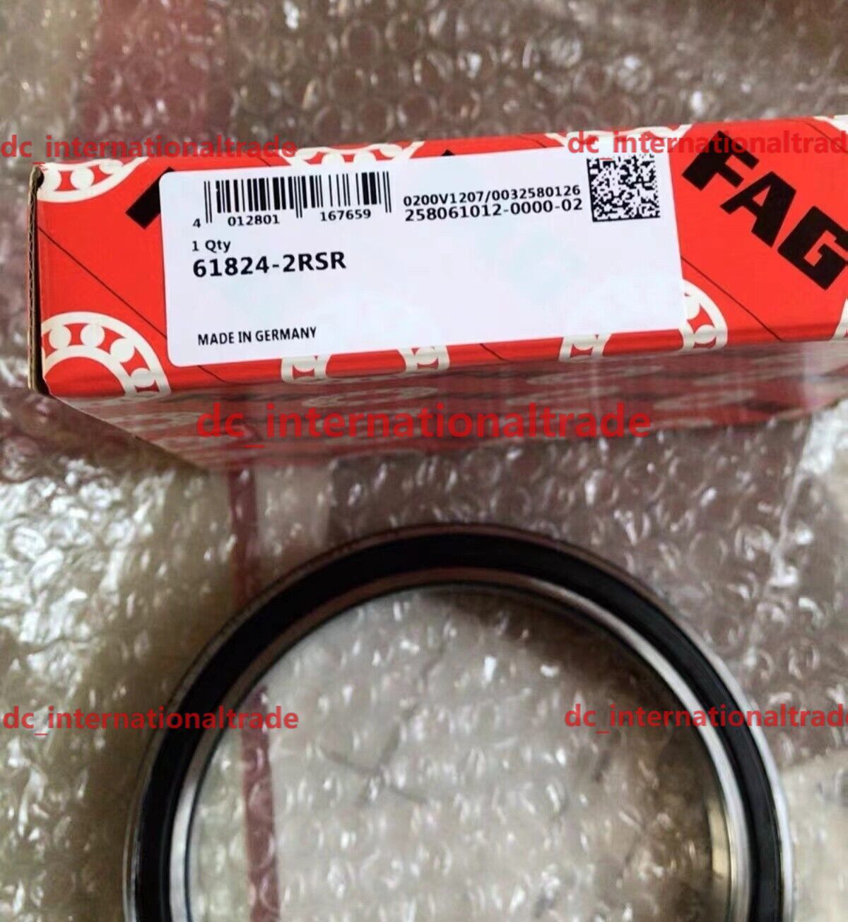 NEW FAG 61824-2RSR deep groove ball bearing 1PCS #DC