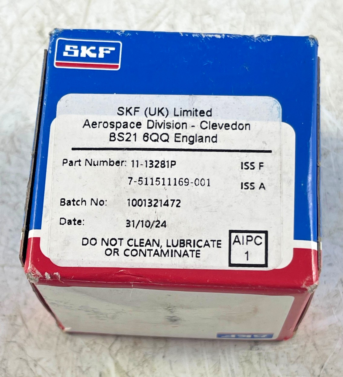 New SKF Aerospace Self-Aligning Plain Bearing 11-13281P 7-511511169-001