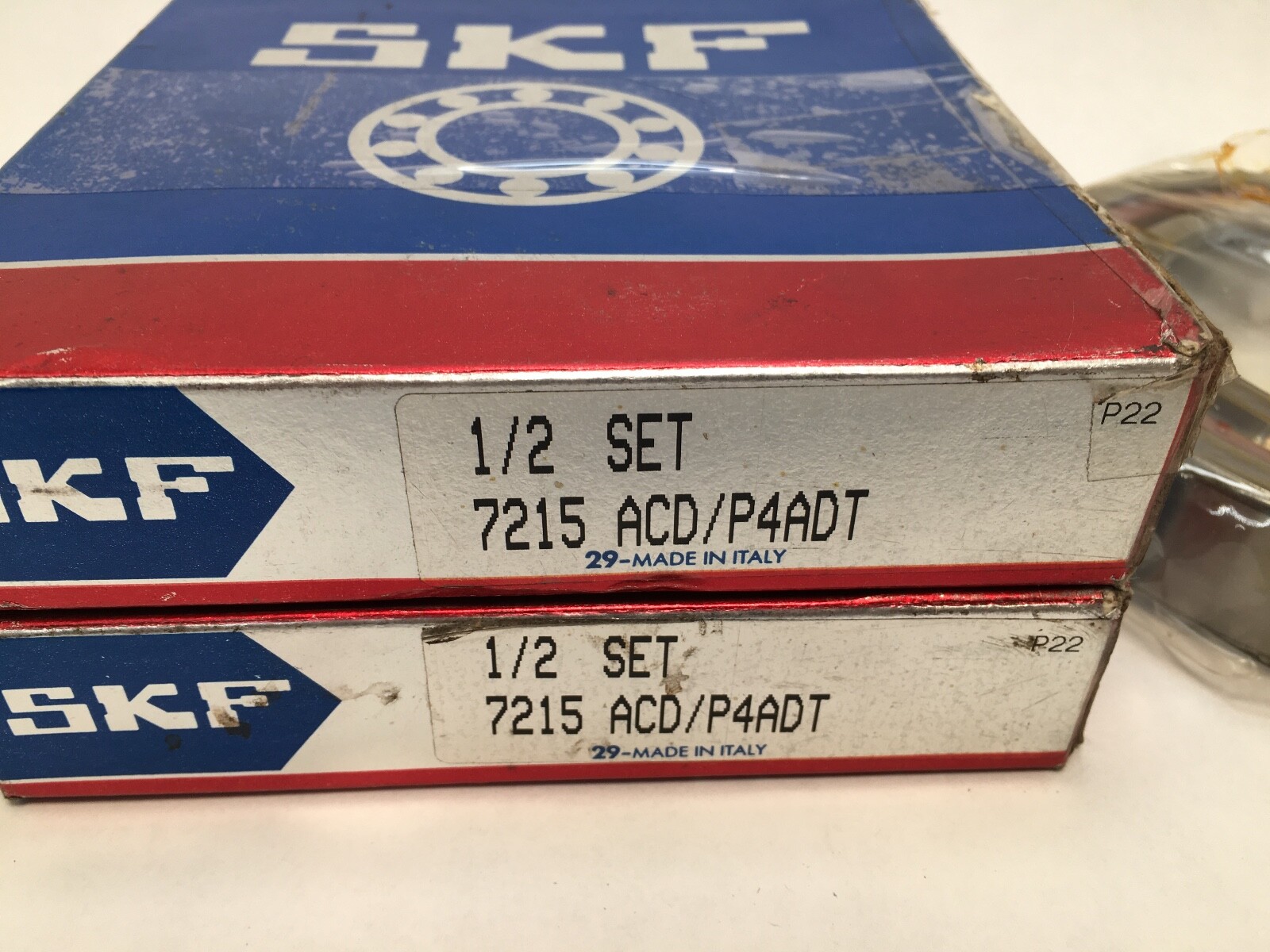 SKF 7215-ACD/P4ADT Angular Bearing 75x130x25 mm 7215-ACD-P4A-DT Italy 2 pcs