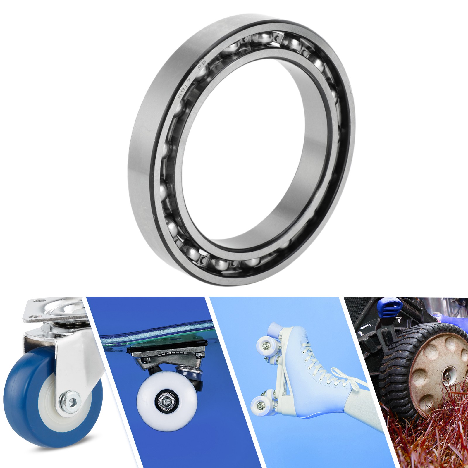 6917 Deep Groove Ball Bearings 85x120x18mm 1 Pc Scooter Skateboard Wheel