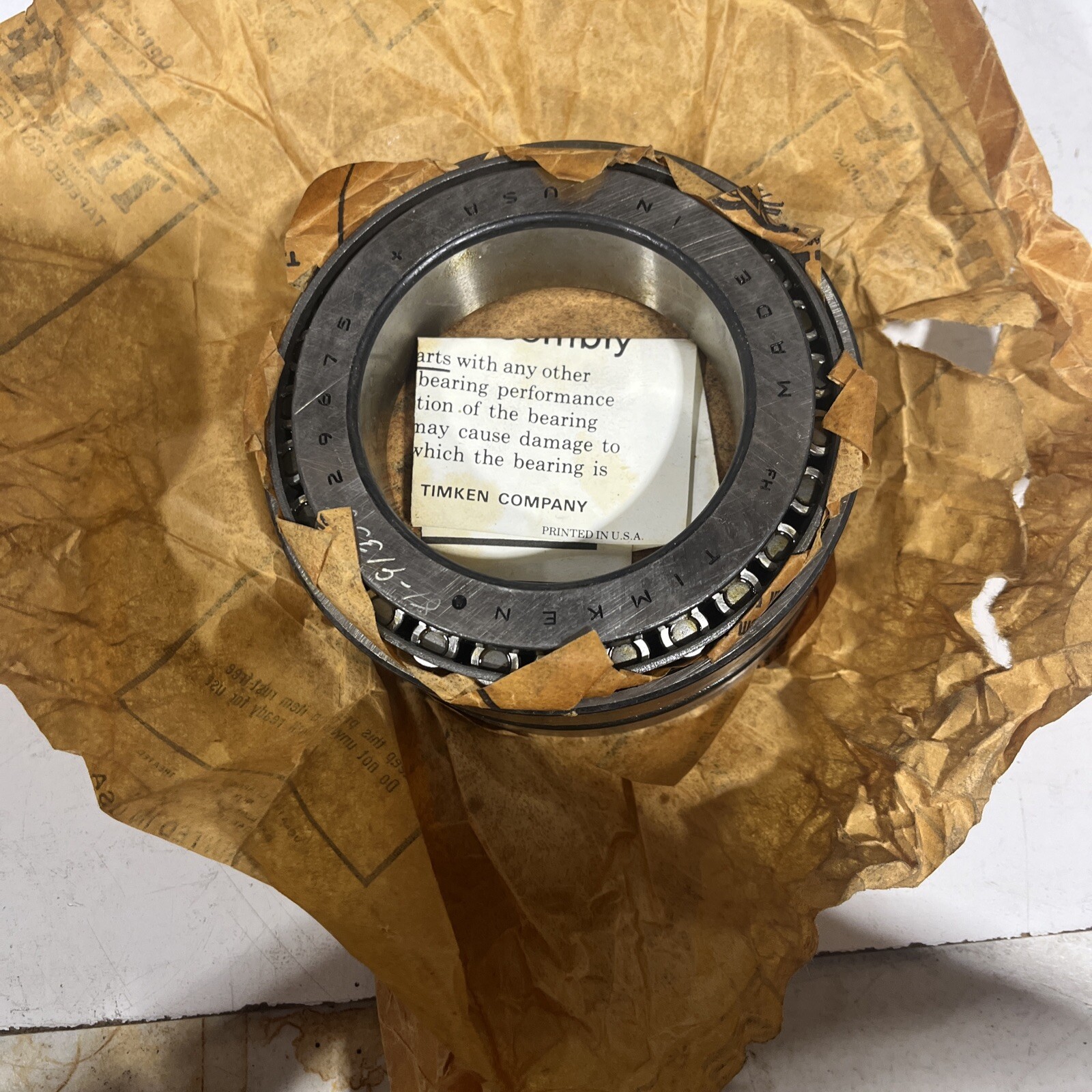 Timken 29675/29622D Double Taper Roller Bearing Cone&Cup 2-3/4″ ID 4-1/2″ OD USA