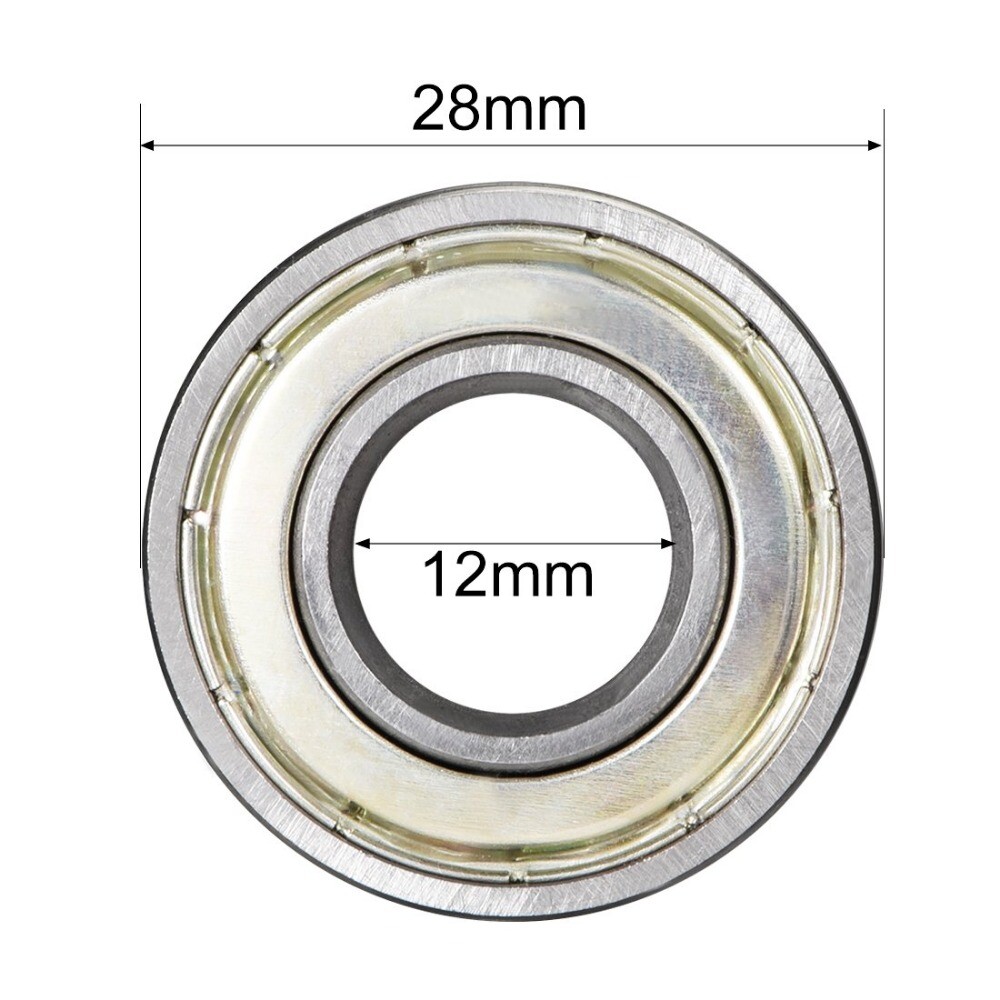 10-30pcs 6001ZZ Deep Groove Ball Bearings 12x28x8mm Double Shielded Carbon Steel