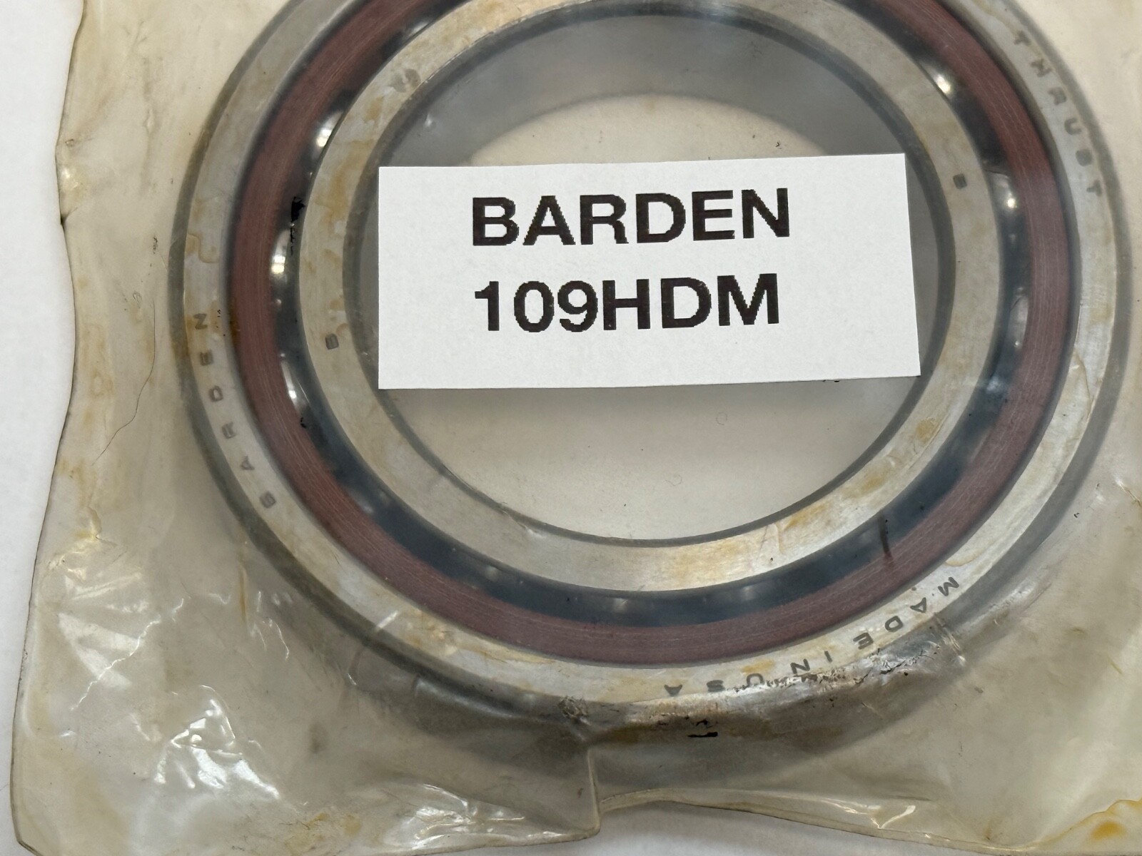 Barden 109HDM Angular Bearing 7009-C 109-HDM 45x75x16 mm