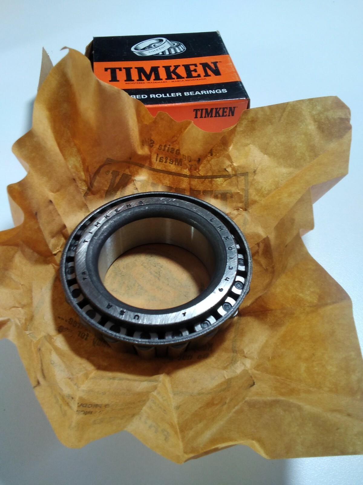 Timken LM501349 Tapered Roller Bearing NOS Vtg 1980s Quality Made in USA!