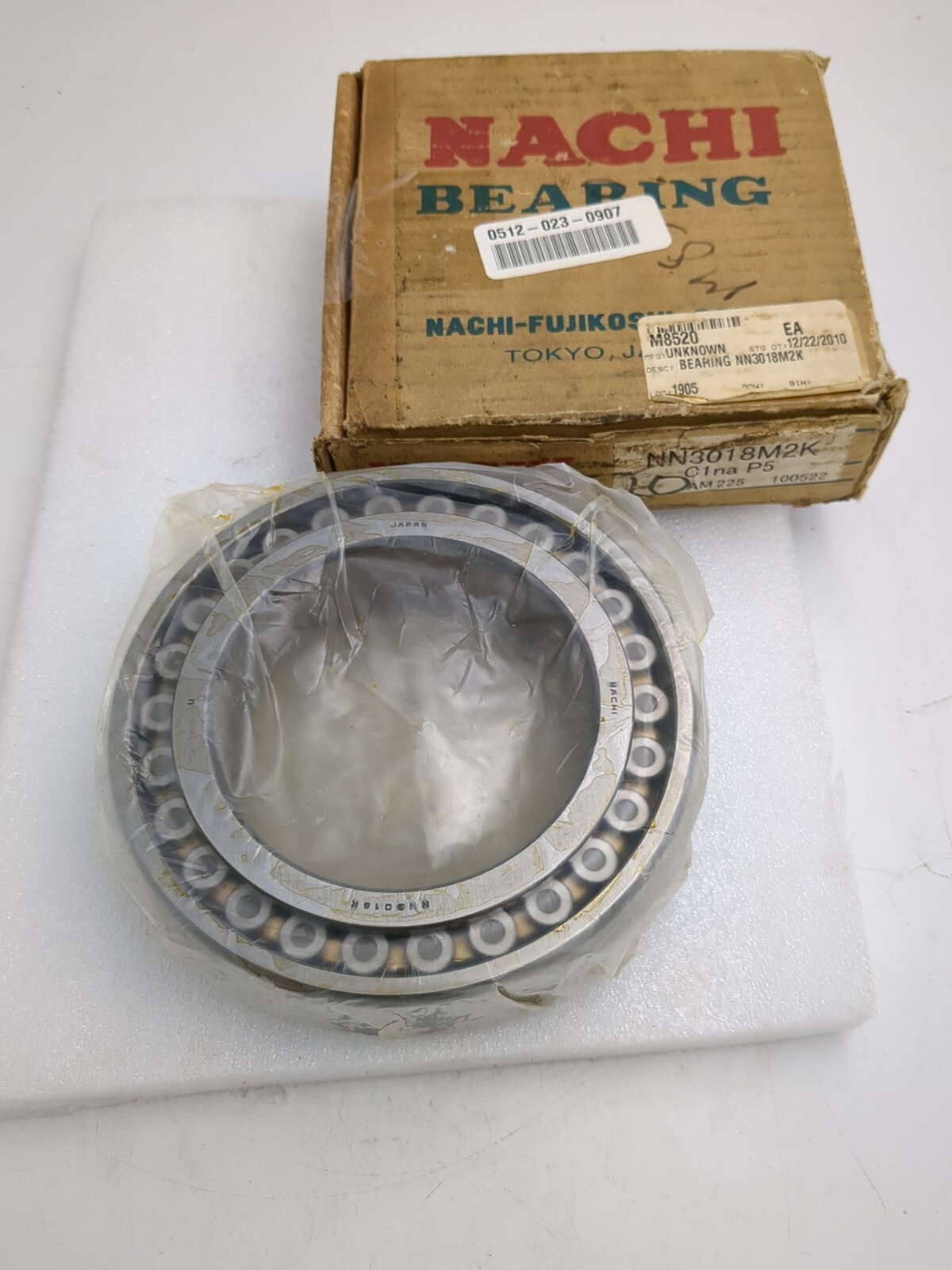 New Nachi NN3018M2K Bearing Ships from VERMONT