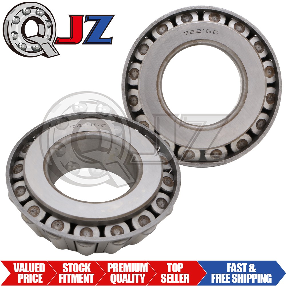 [2-Pack] 72218C Tapered Roller Bearing Single Cone [2-3/16 in Bore x 1.29 in W]