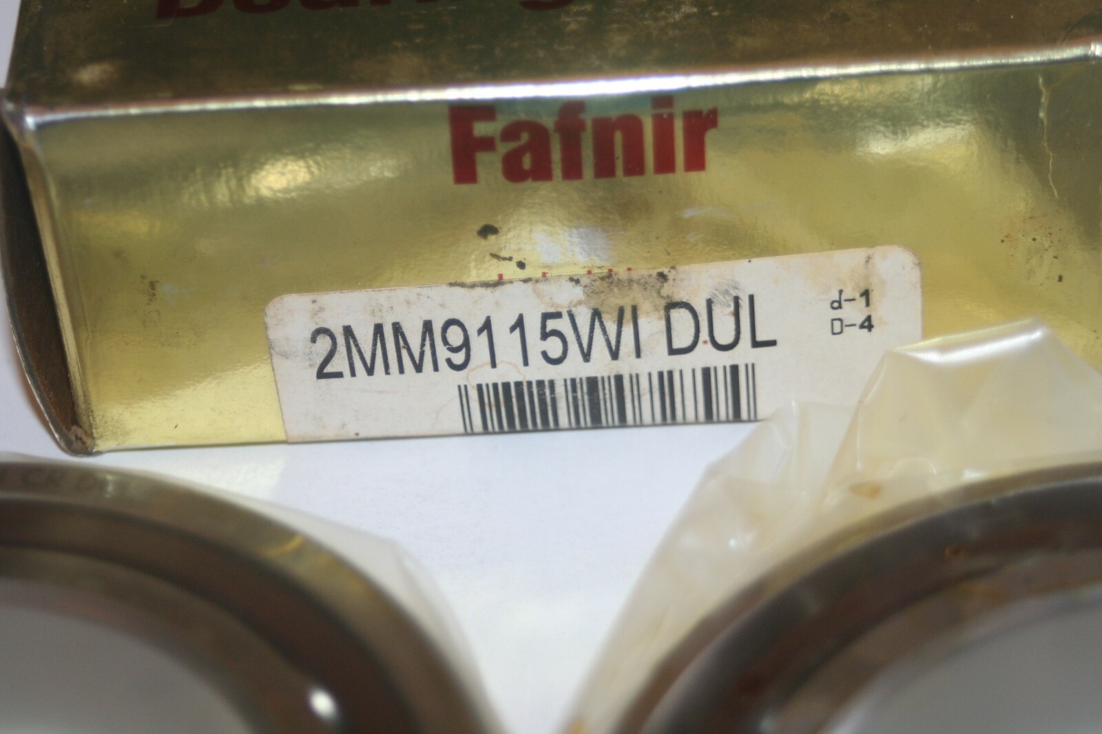 (Set of 2) FAFNIR 2MM9115WI DUL Super Precision Angular Contact Bearings * NEW *