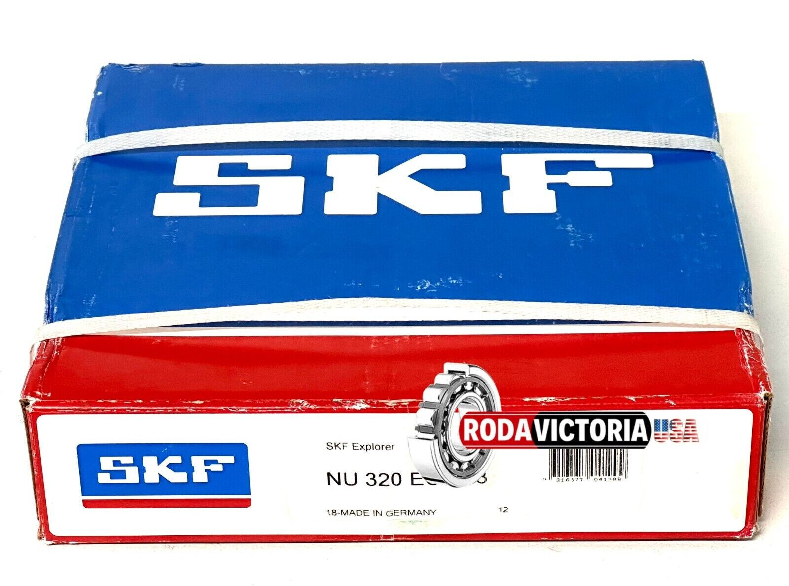 SKF GERMANY NU320 ECP C3 CYLINDRICAL ROLLER BEARING 100x215x47mm