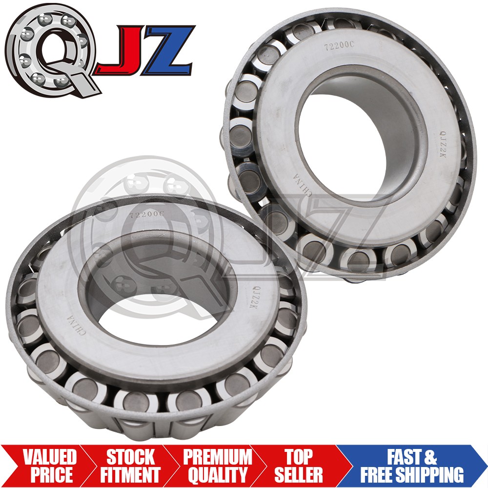 [2-Pack] 72200C Tapered Roller Bearing Single Cone [2.0 in Bore x 1.29 in W]