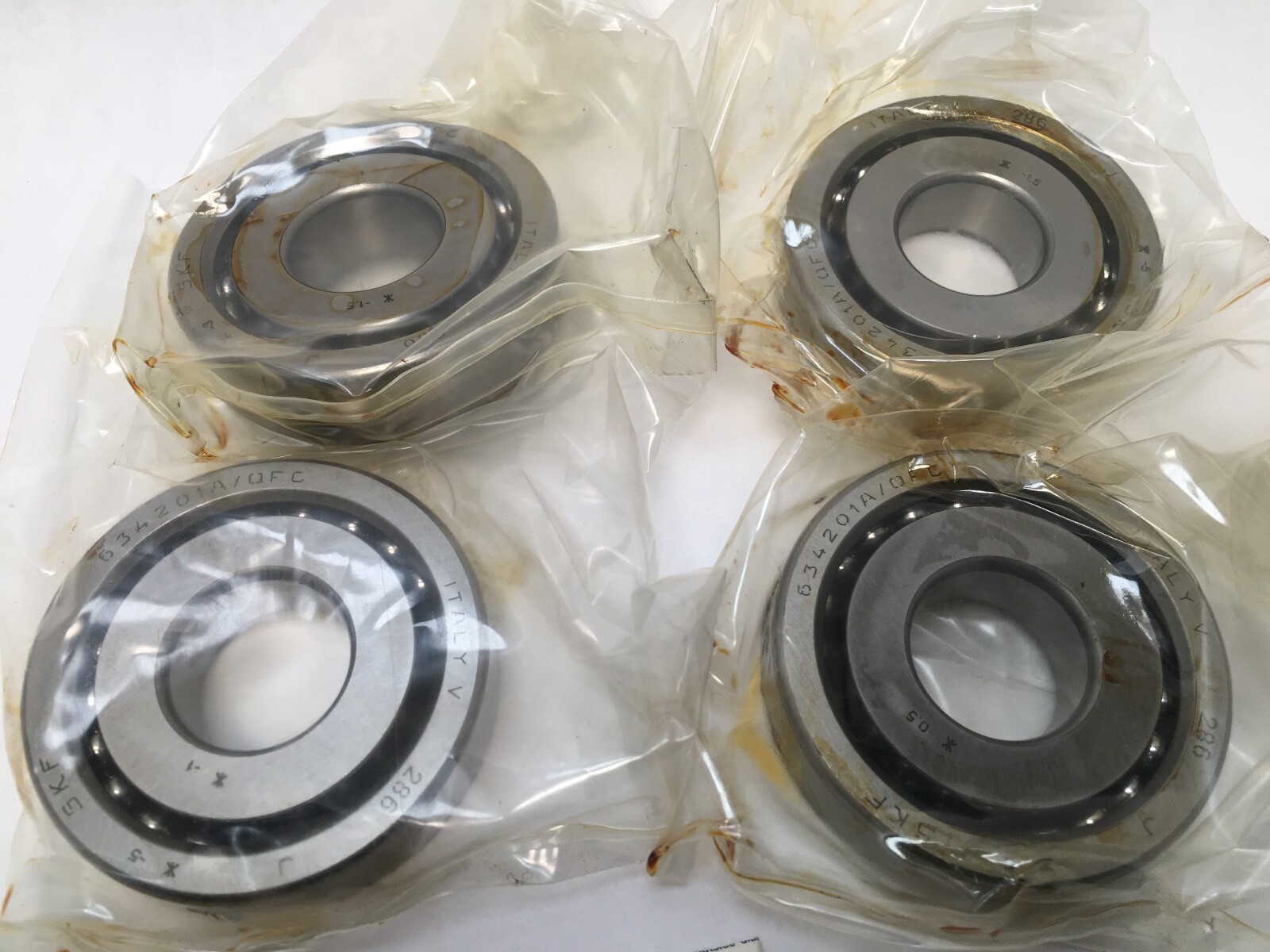 SKF BDAB634201AQFC Angular Bearing 24x62x16 mm BDAB-634201-A-QFC Italy 4 pcs