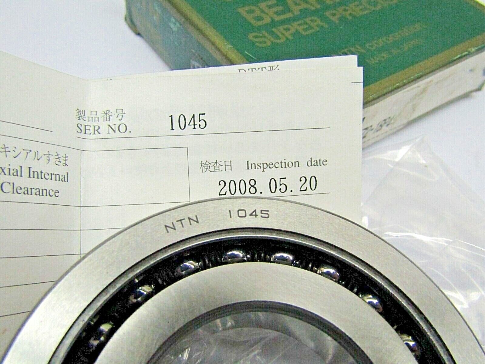 NTN BST35X72-1BP4 35mm x 72mm x 15mm Super Precision Angular Contact Bearing