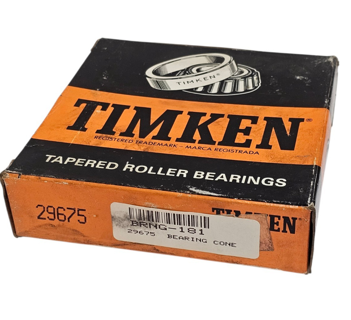 Timken 29675 Tapered Roller Bearing – Single Cone 2.75″ ID NSMP