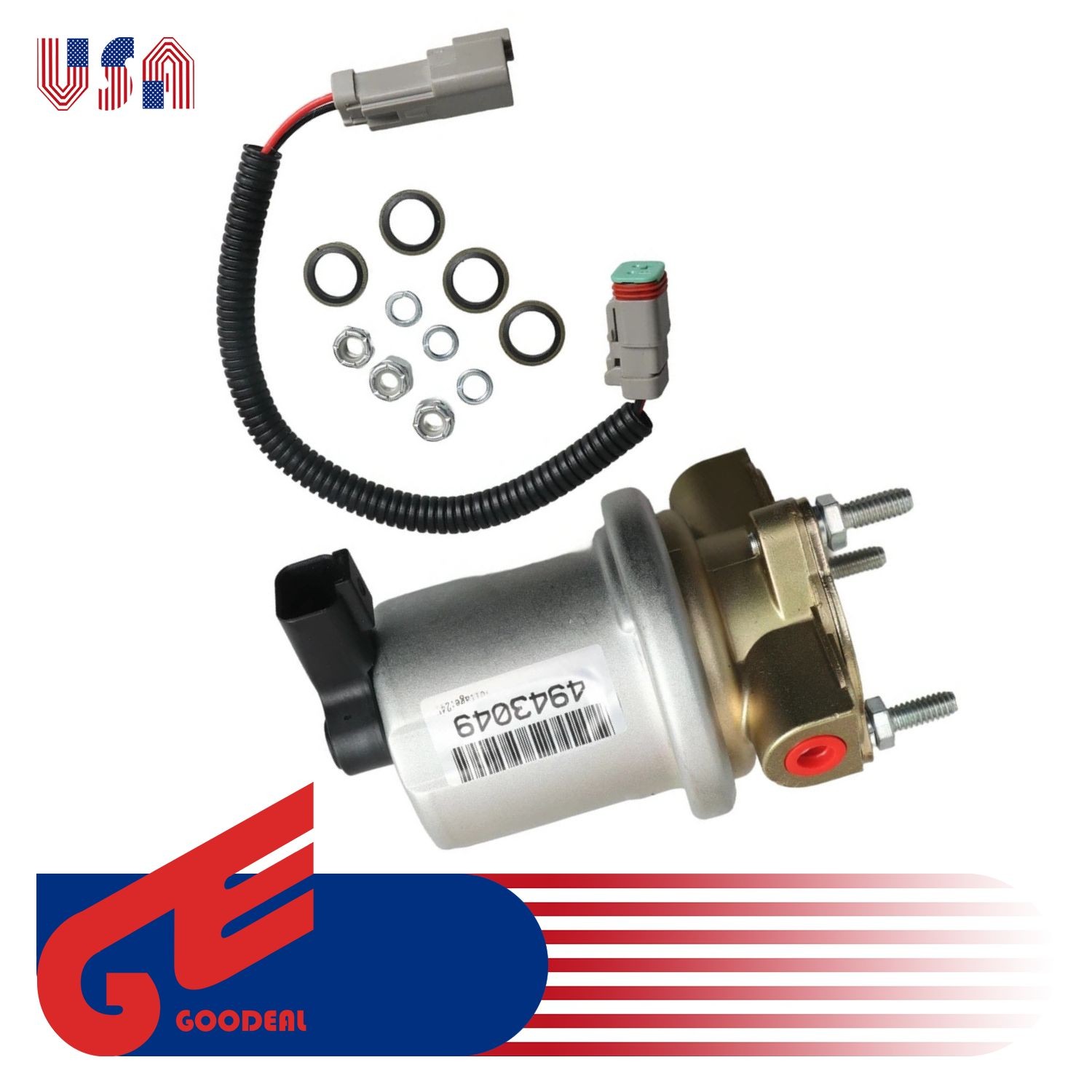 24V Fuel Lift Transfer Pump for Cummins QSB5.9 6B 5.9L Diesel Engine