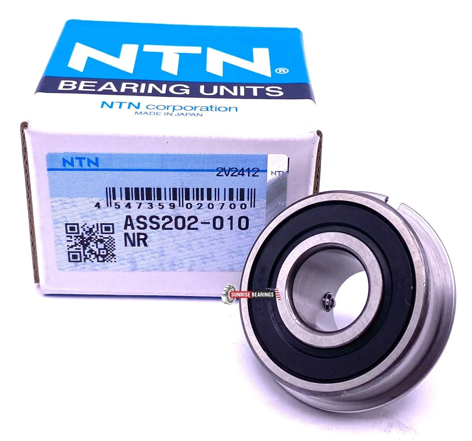 NTN ASS202-010 NR Insert Ball Bearing + Snap Ring 15.875x40x12 mm