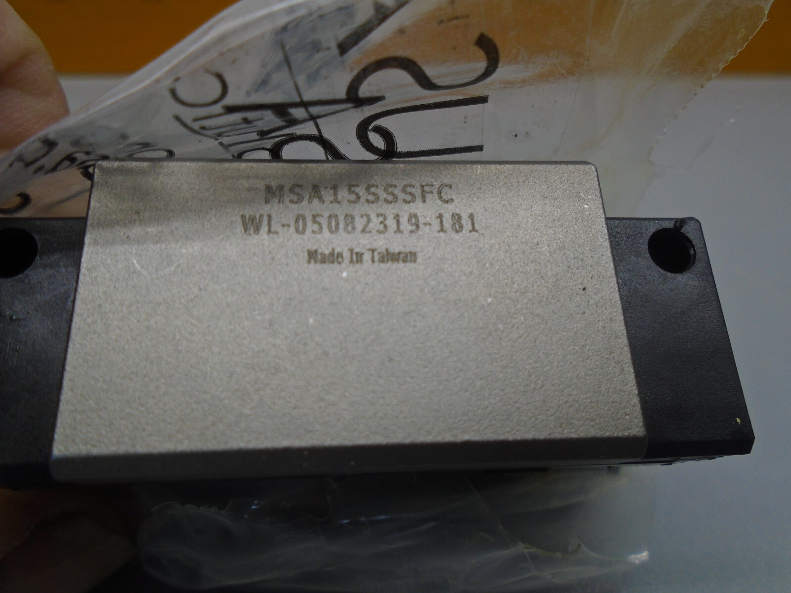 New old Stock PMI Linear Guideway Carriage MSA15SSSFCN N316