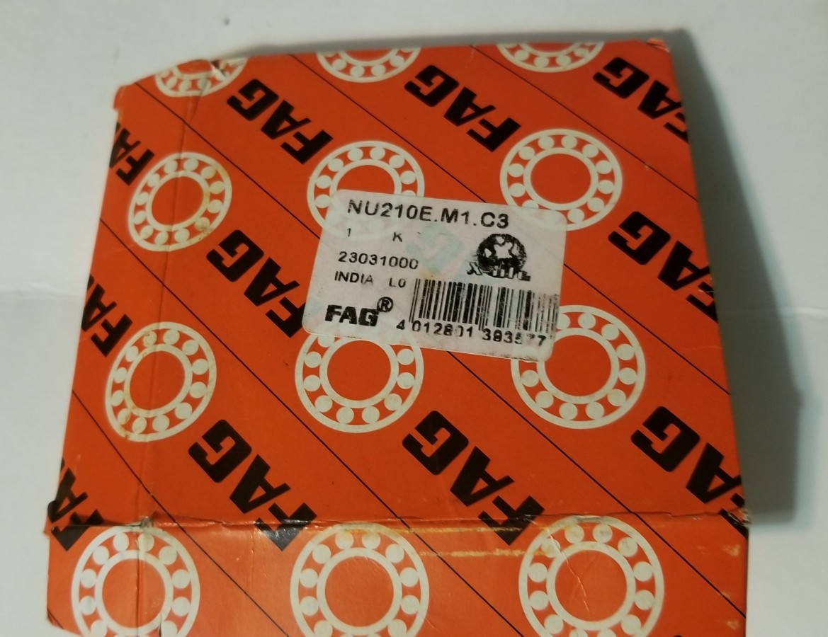 FAG NU210-E-M1-C3 Cylindrical Roller Bearing 50mm ID x 90mm OD x 20mm W