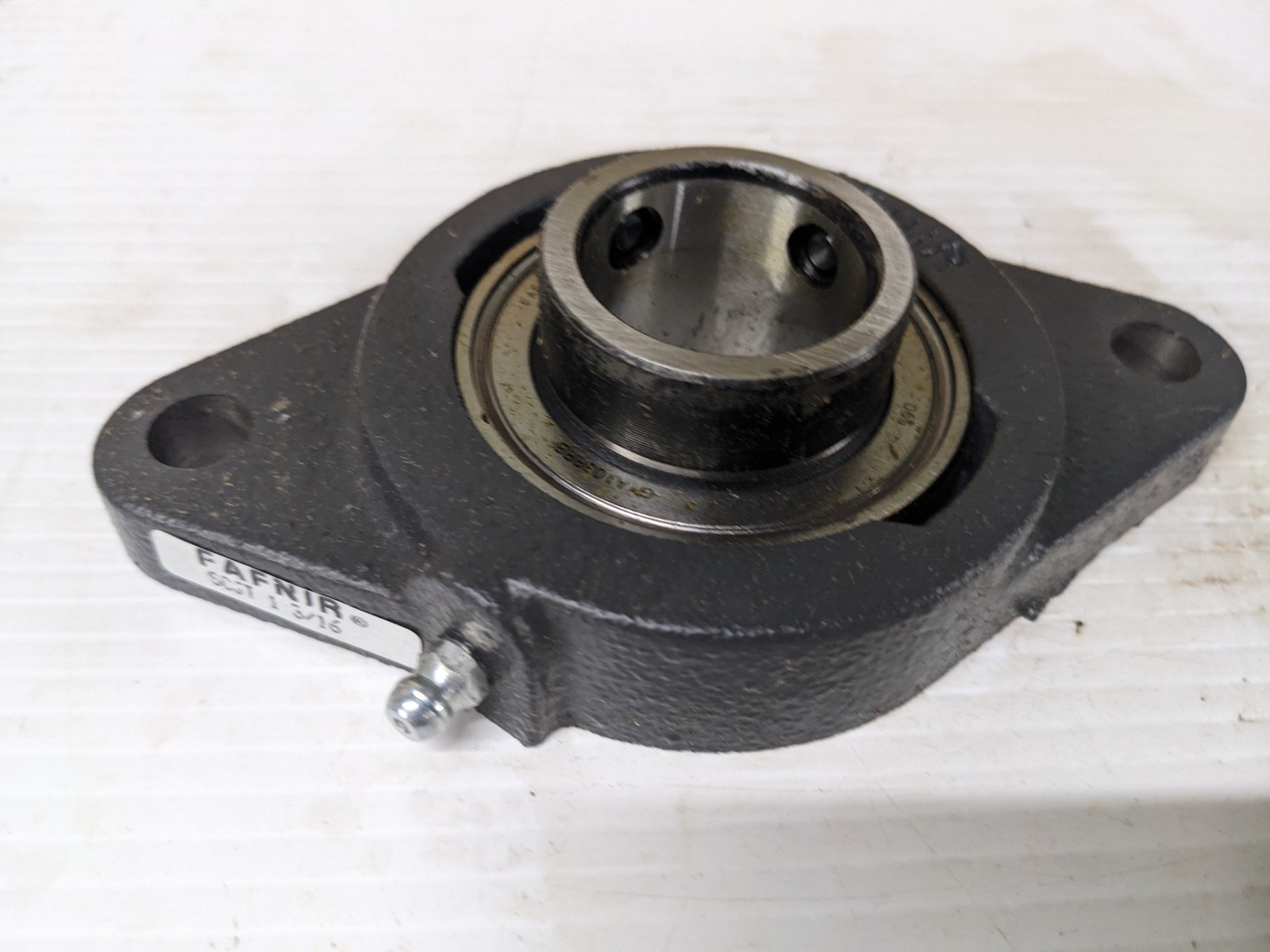 Fafnir (Timken) SCJT1-3/16, 2 bolt flange block, made in USA.