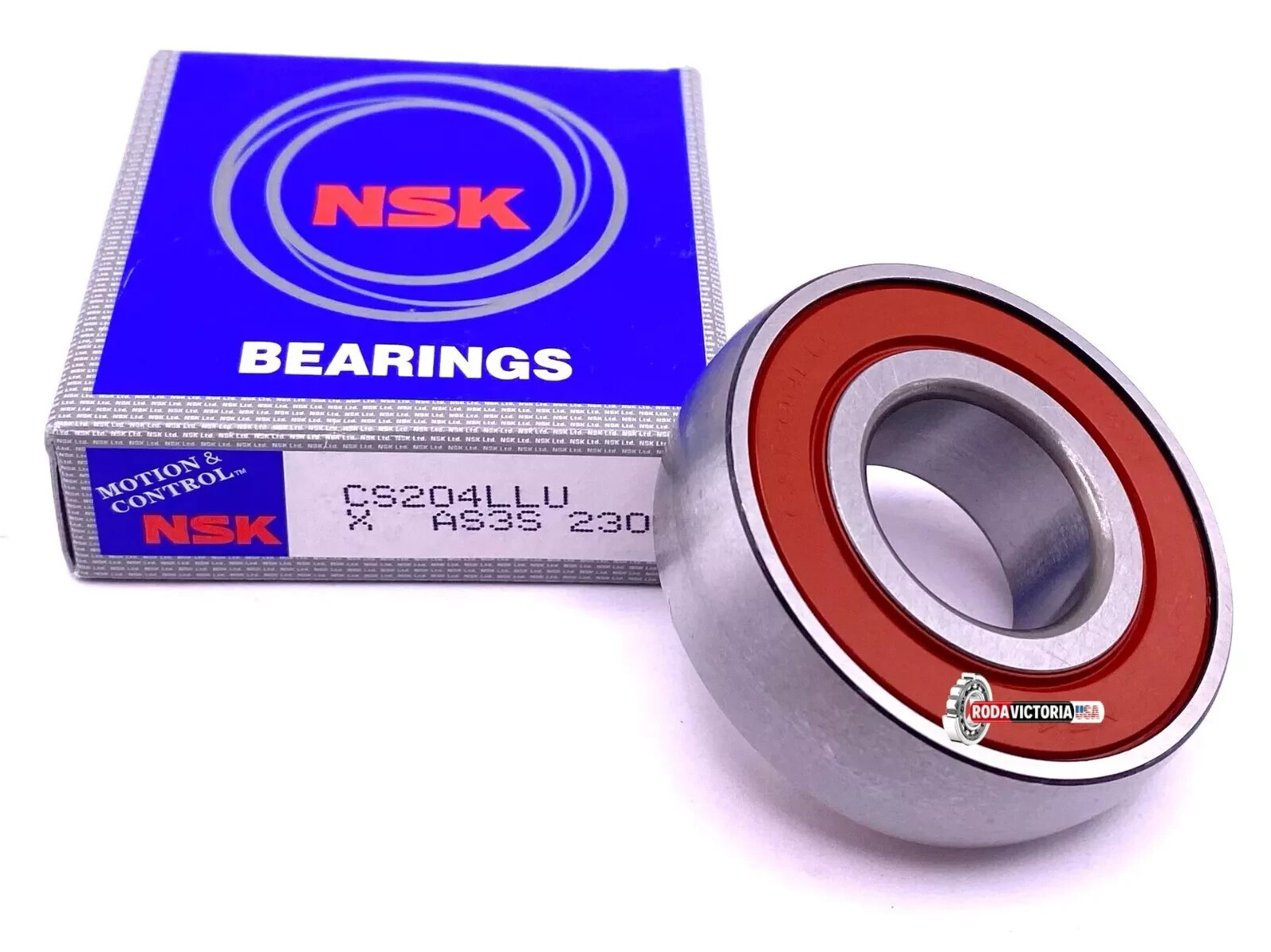 NSK CS204LLU Radial Insert Ball Bearing CS204 2RS 1726204 2RS1 20x47x14 mm