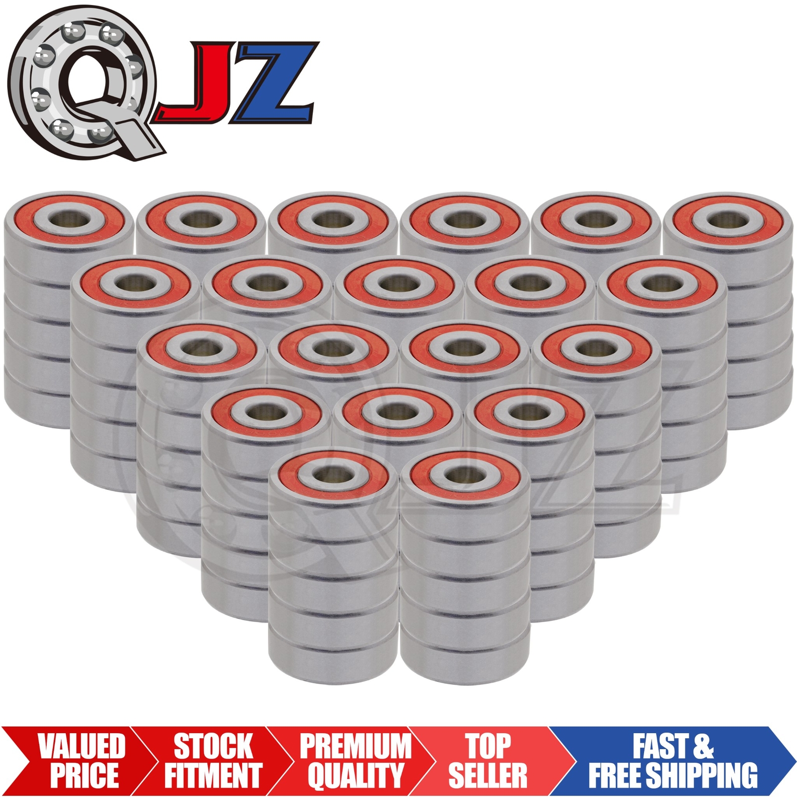 [Qty.100] 6300-2RS Deep Groove/Radial Ball Bearing [10mm ID x 35mm OD x 11mm W]