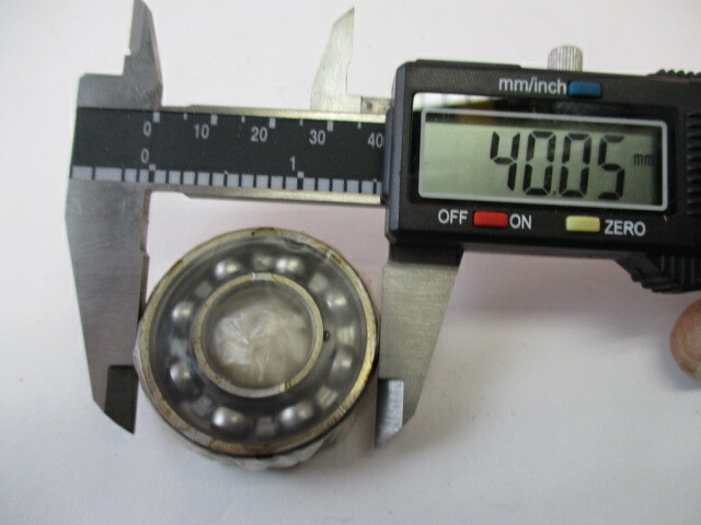 New FAG Precision Ball Bearing # 6203.C3, T 10.84, 40 mm x 12 mm x 17 mm ID NOS