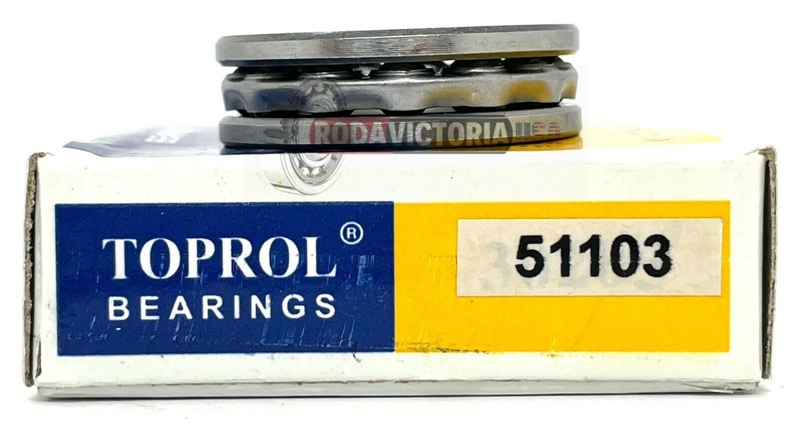 TOPROL 51103 AXIAL THRUST BALL BEARING 17mm X 30mm X 9mm 17x30x9 TOPROL