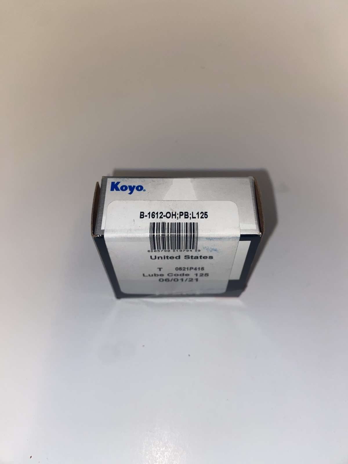 Koyo B1612 OH Needle Roller Bearing