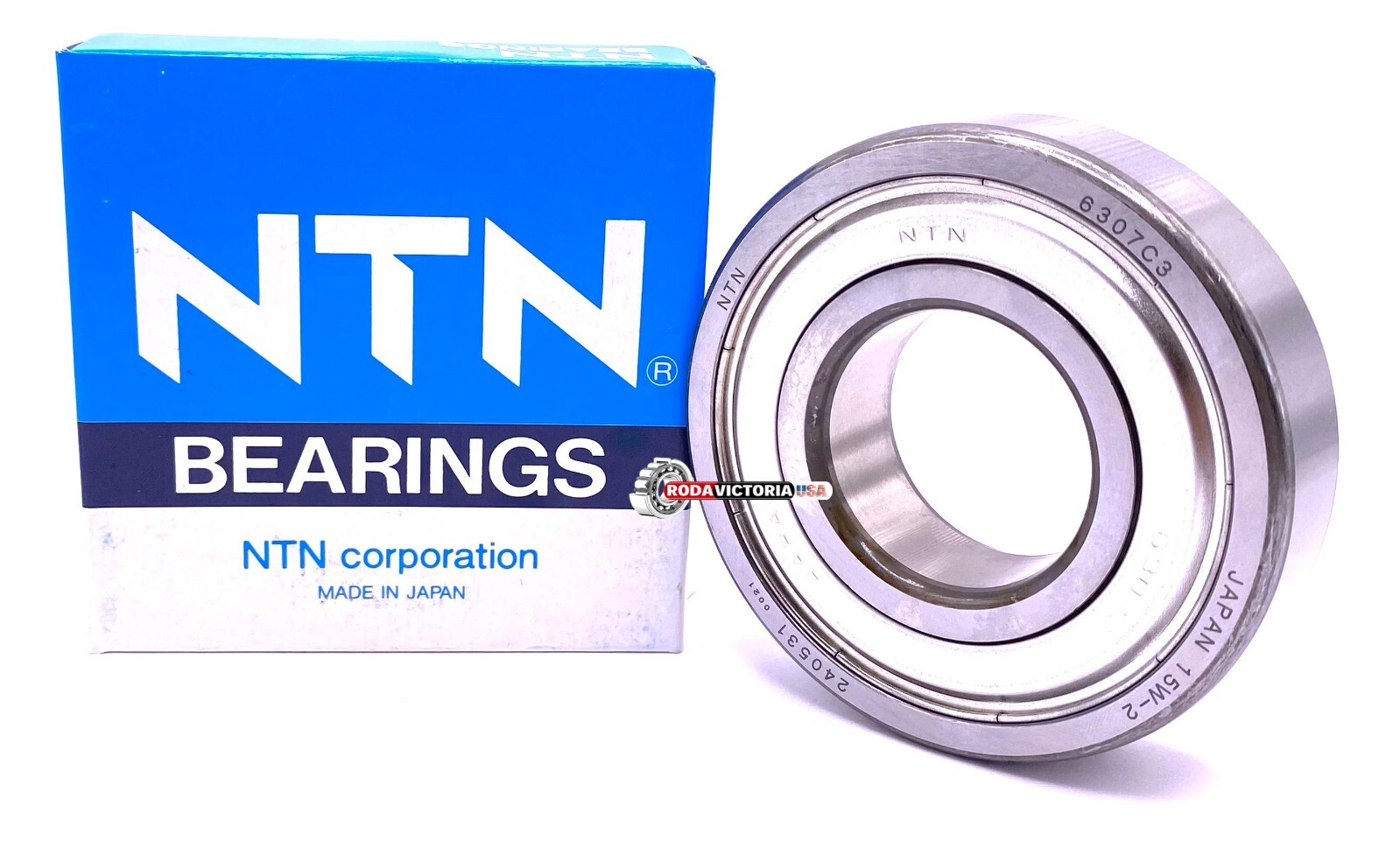 NTN 6307 Z C3 Ball Bearing, Metal Shielded One Side, Open One Side 35x80x21 mm