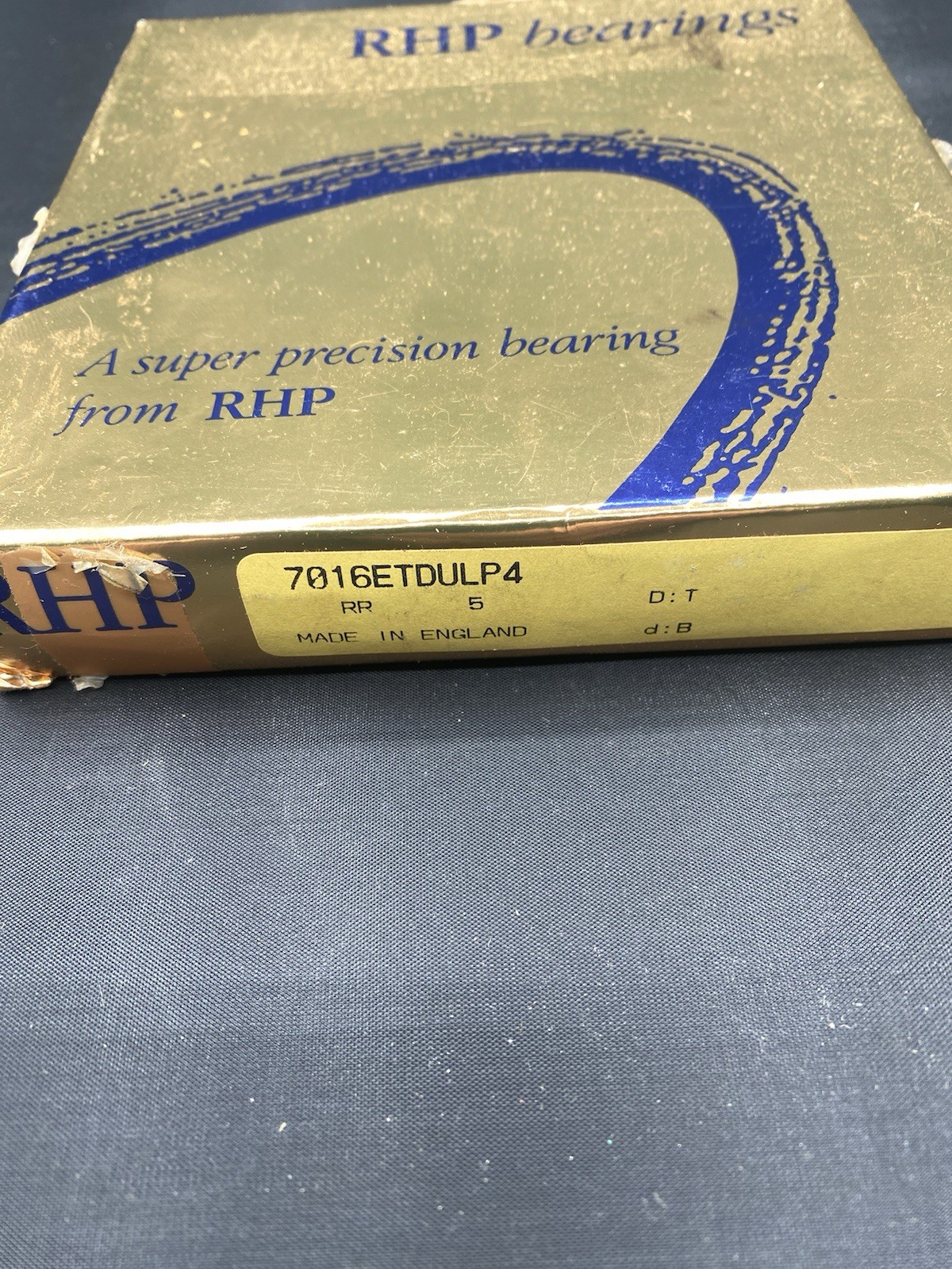 NOS RHP 7016ETDULP4 Bearing 80x125x22 mm 7016 1 Pair B1
