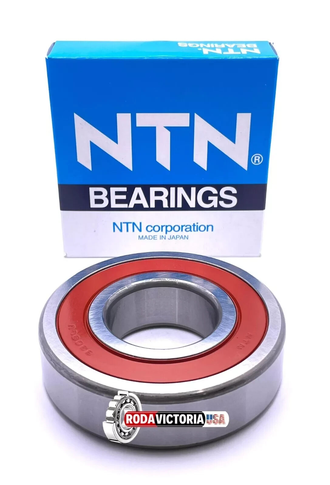 NTN 6308 LLU CM/5K Deep Groove Ball Bearing, Rubber Sealed 6308 2RS 40x90x23 mm