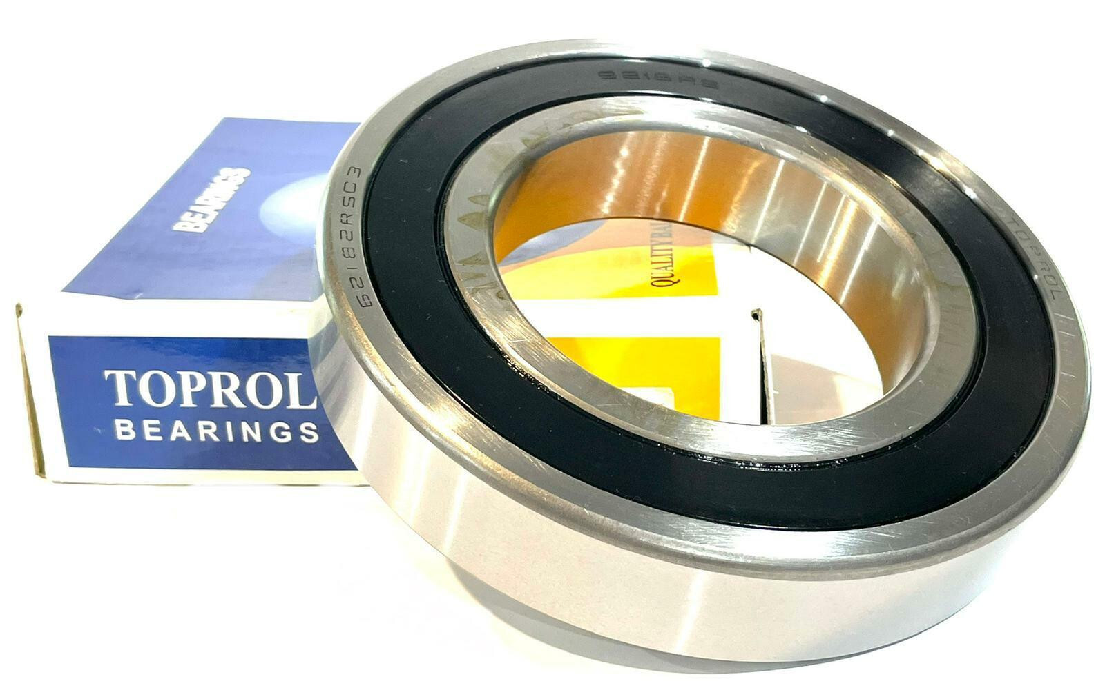 6312-2RS 60x130x31mm Metal Shielded TOPROL Radial Deep Groove Ball Bearing