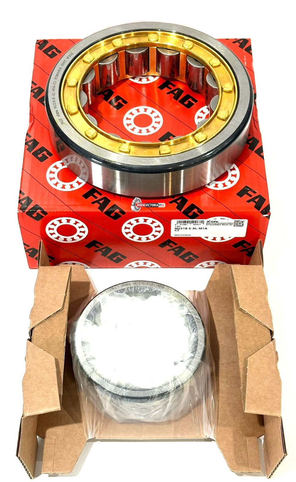 FAG NU318 E M1 C3 CYLINDRICAL ROLLER BEARING 90x190x43mm