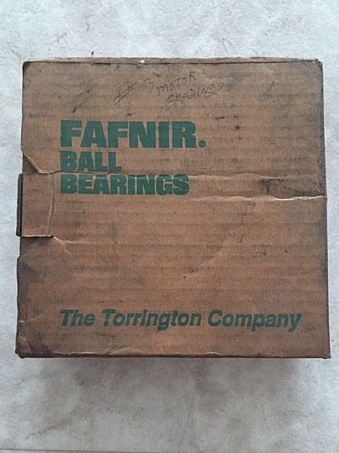 NEW IN BOX Fafnir Ball Bearing 316WDDN New Old Stock 80mm Bore 170mm Outside Dia