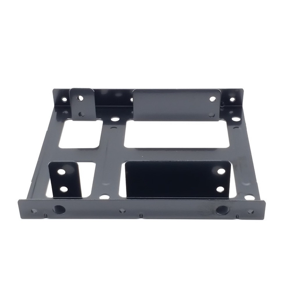 2.5 to 3.5 Inch Hard Drive Adapter Bracket Double Layer Metal Construction