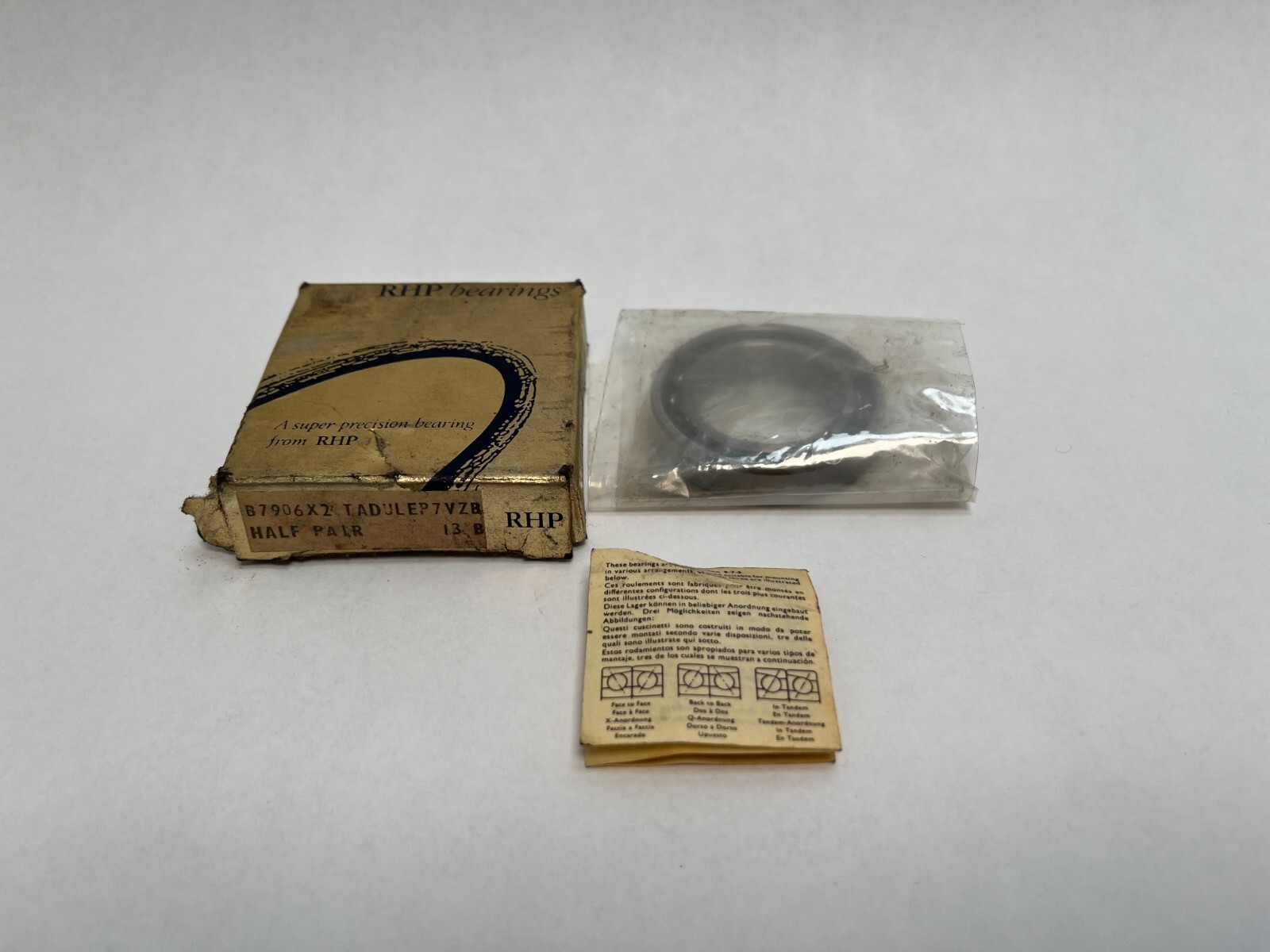 RHP 7906CTDULP4 Bearing 7906-C-T-DUL-P4 71906C 7906X2TADULEP7 30x47x9 mm