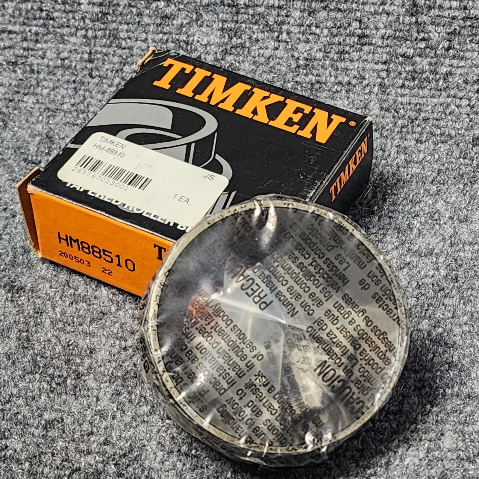 TIMKEN HM88510 Tapered Roller Bearing 2.8750 in OD, 0.9063 in Width