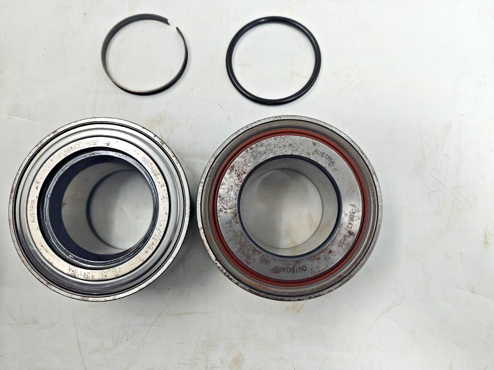 FAG F 566427 .H195 / F 805165 .03-01 Outboard / Inboard Wheel Bearing Pair of 2