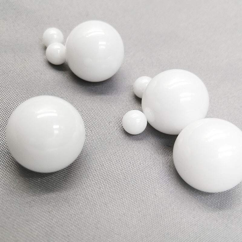 ZrO2 Zirconia Ceramic Bearing Balls G10 Self-Lubricating Rust Free Dia 11-25.4mm
