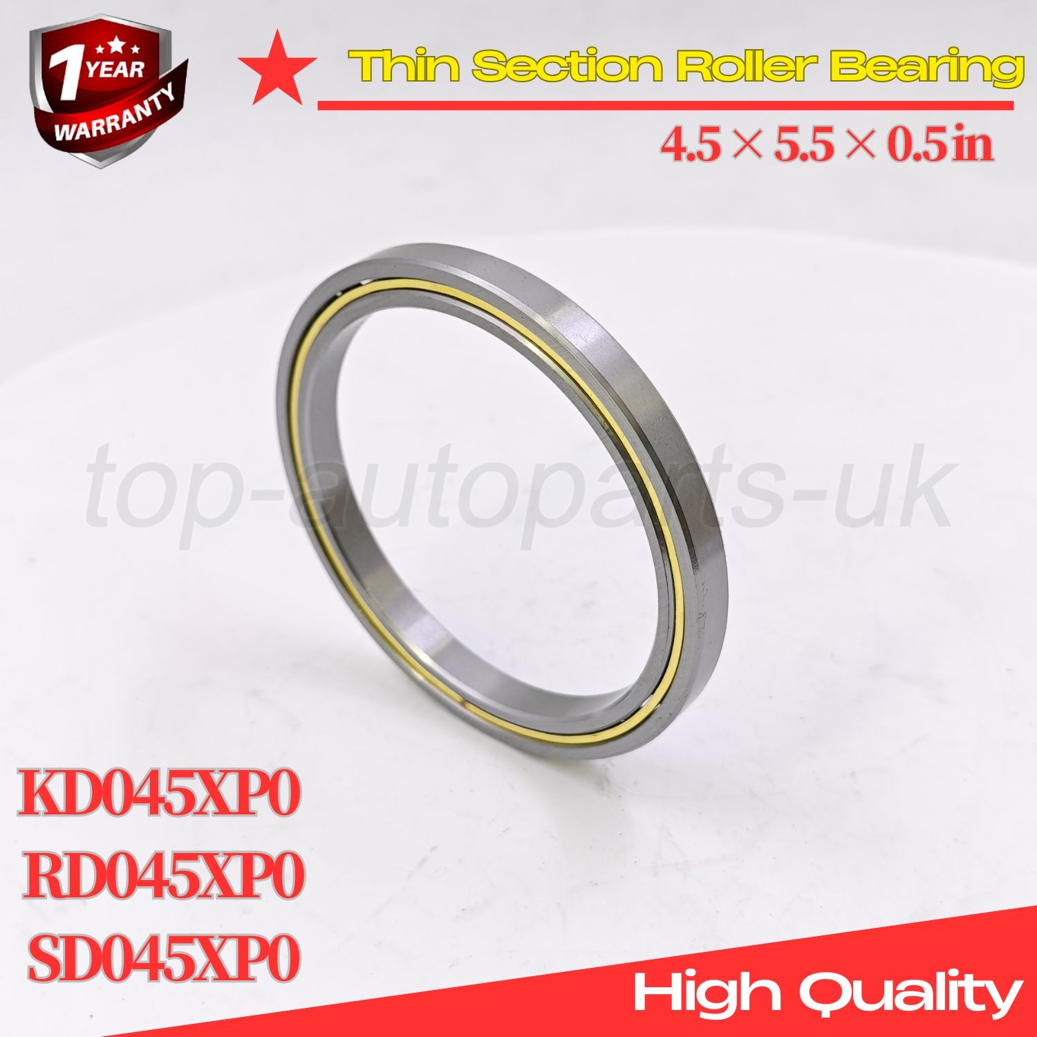 Roller Bearing Thin Section 4.5×5.5×0.5 in KD045XP0 Fit Thin Section RD045XP0