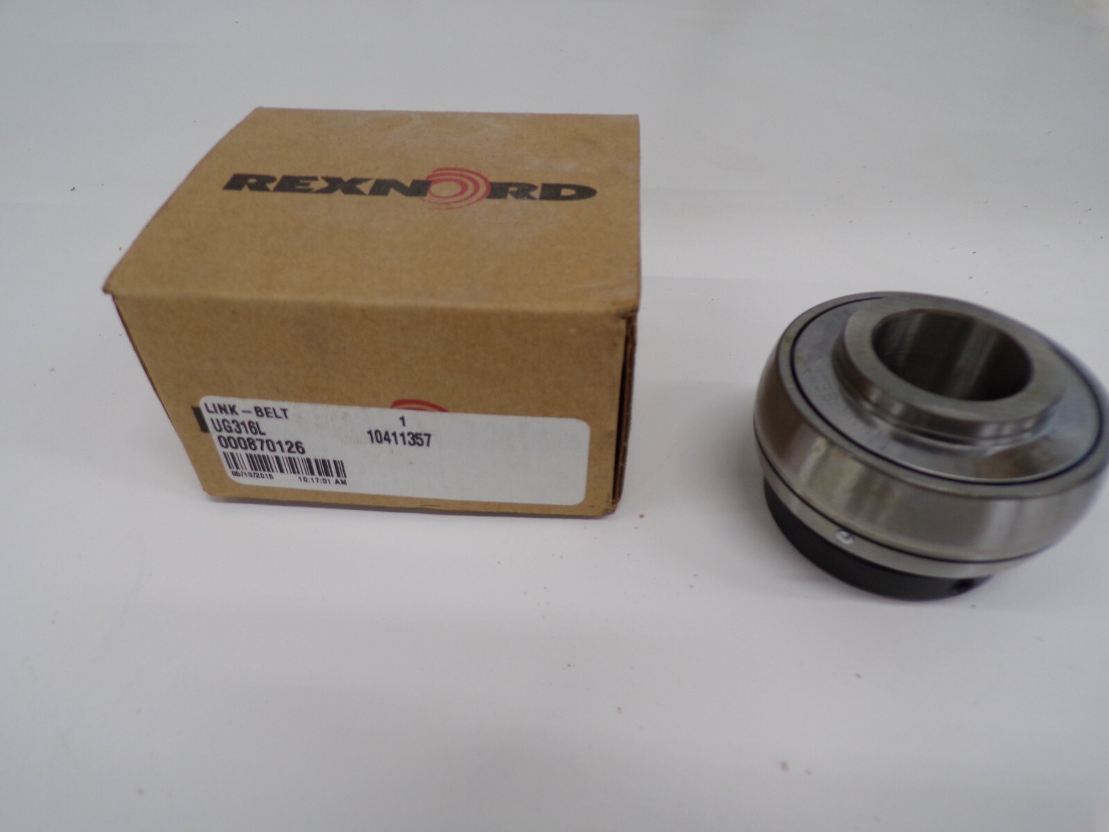REXNORD UG316L LINK-BELT BALL BEARING Brand new In Box b5r