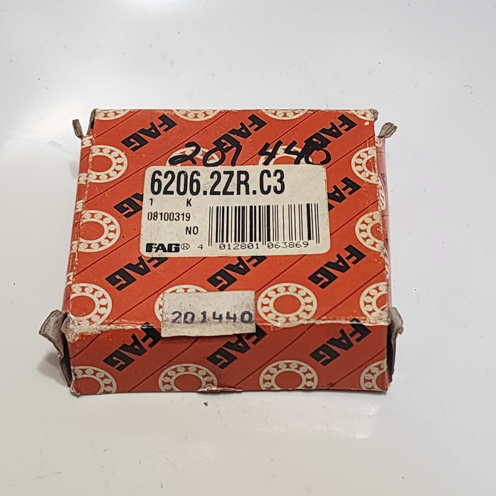 FAG 6206 2ZRC3 / 6206 2ZC3 6206 2ZJem 30x62x16 mm