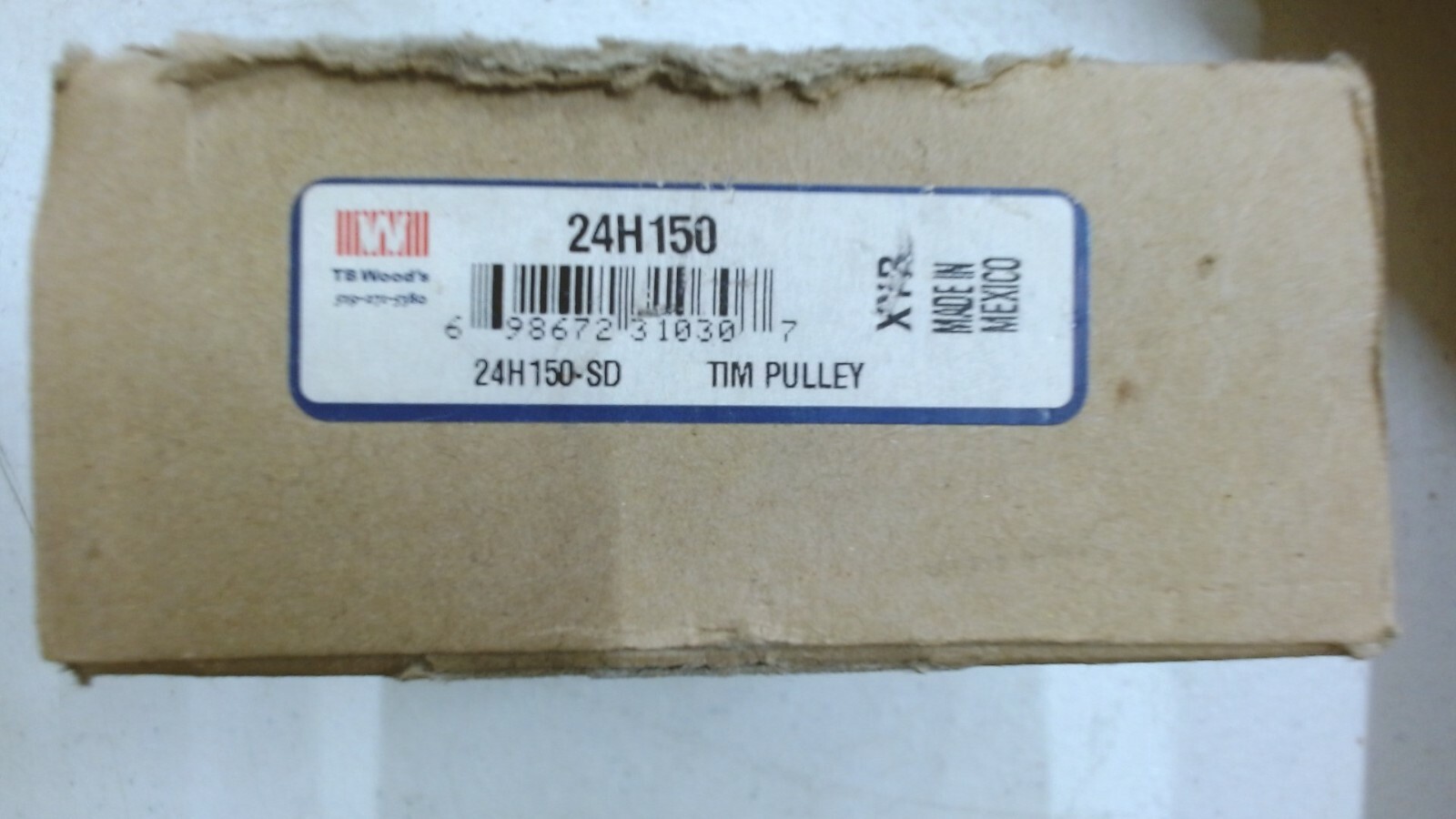 TB WOODS 24H150-SD TIM PULLEY -FREE SHIPPING