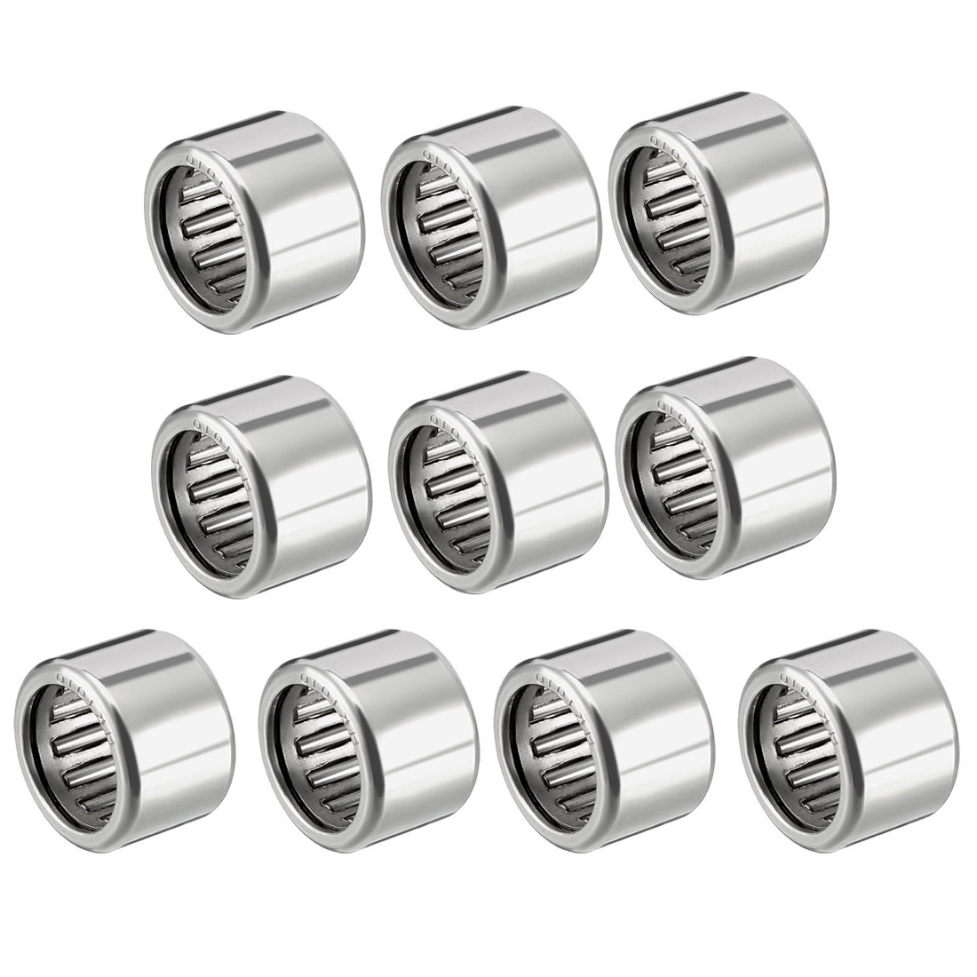 10 x HK1010 Drawn Cup Needle Roller Bearings Open End 10mm Dia 14mm OD 10mm W