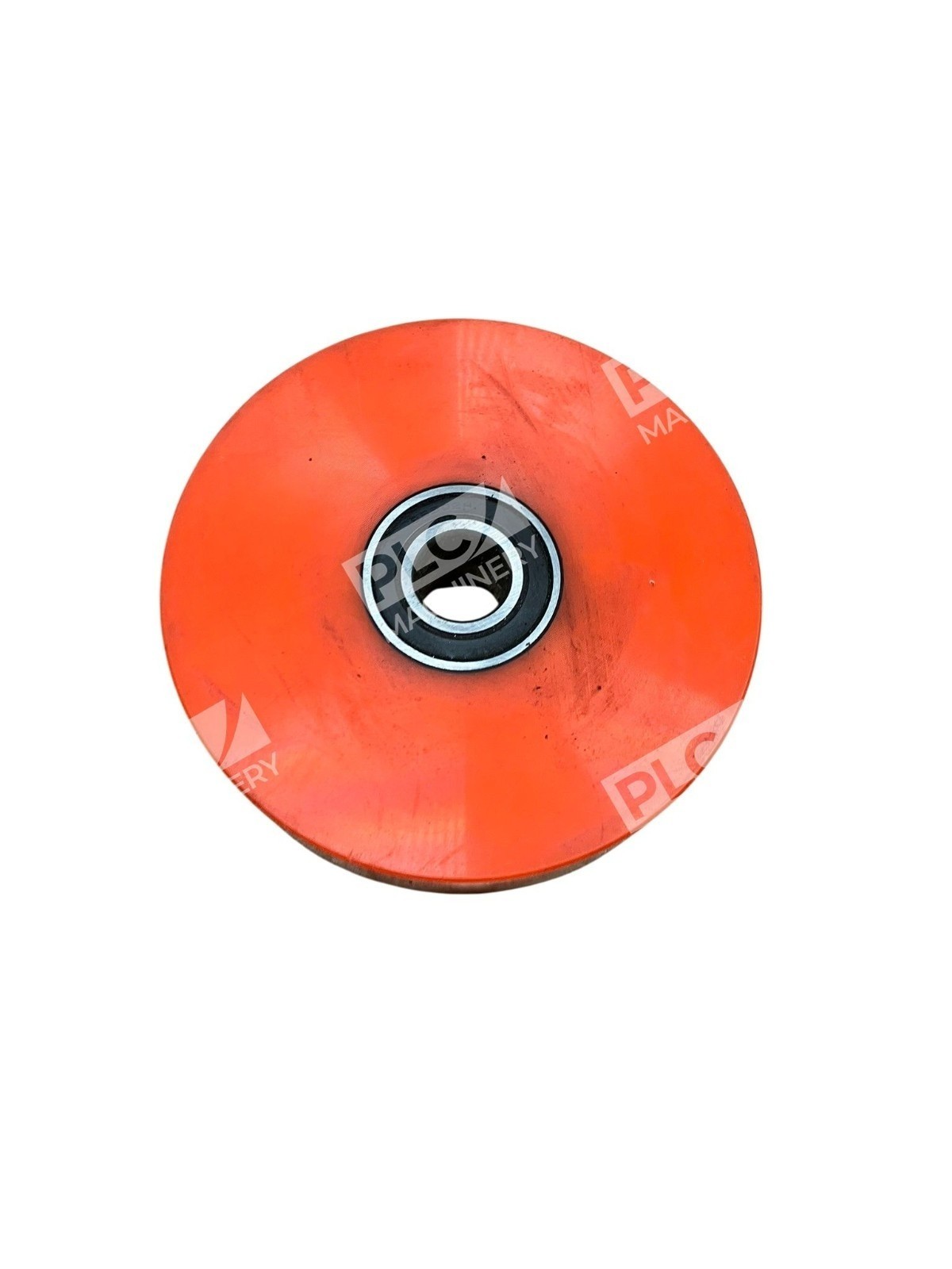 Orange PU Guide Roller Pulley w/ Ball Bearing Conveyor Idler Wheel 99502H