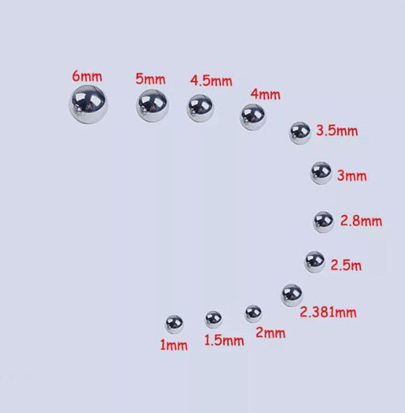 G200 Solid 304 Stainless Steel Ball Bearings Balls Smooth Ball Dia 1mm To 90mm
