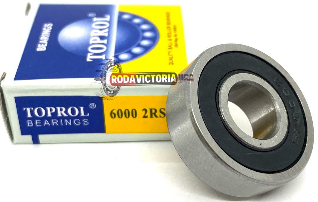 ZEN 6000 2RS DEEP GROOVE BALL BEARING, Rubber Sealed 6000DDU 6000LLU 10x26x8 mm