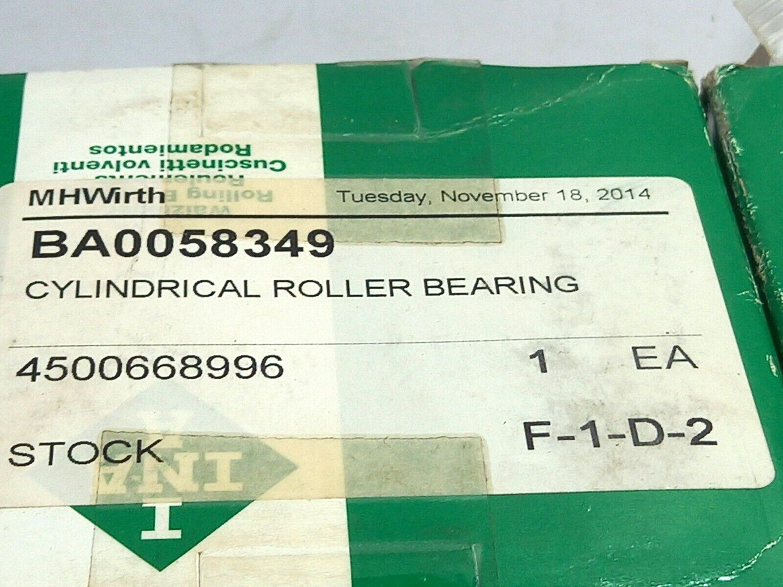 INA SL045014-PP Cylindrical Roller Bearing SL04 5014 PP MHwirth BA0058349