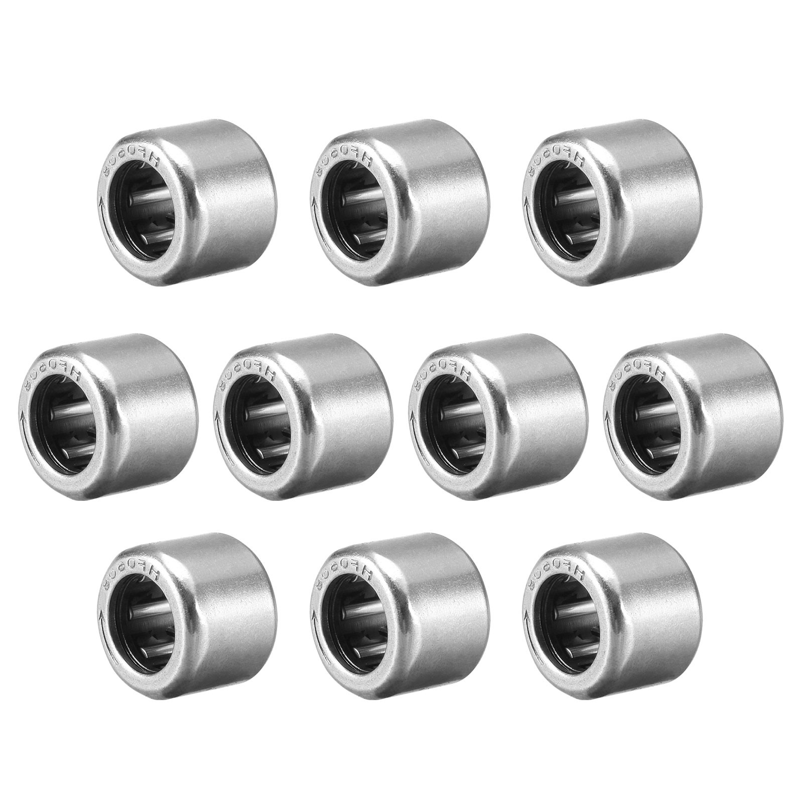 10 Pack 6mm ID x 10mm OD 8mm Height HF0608 Needle Roller Bearings Chromium Steel