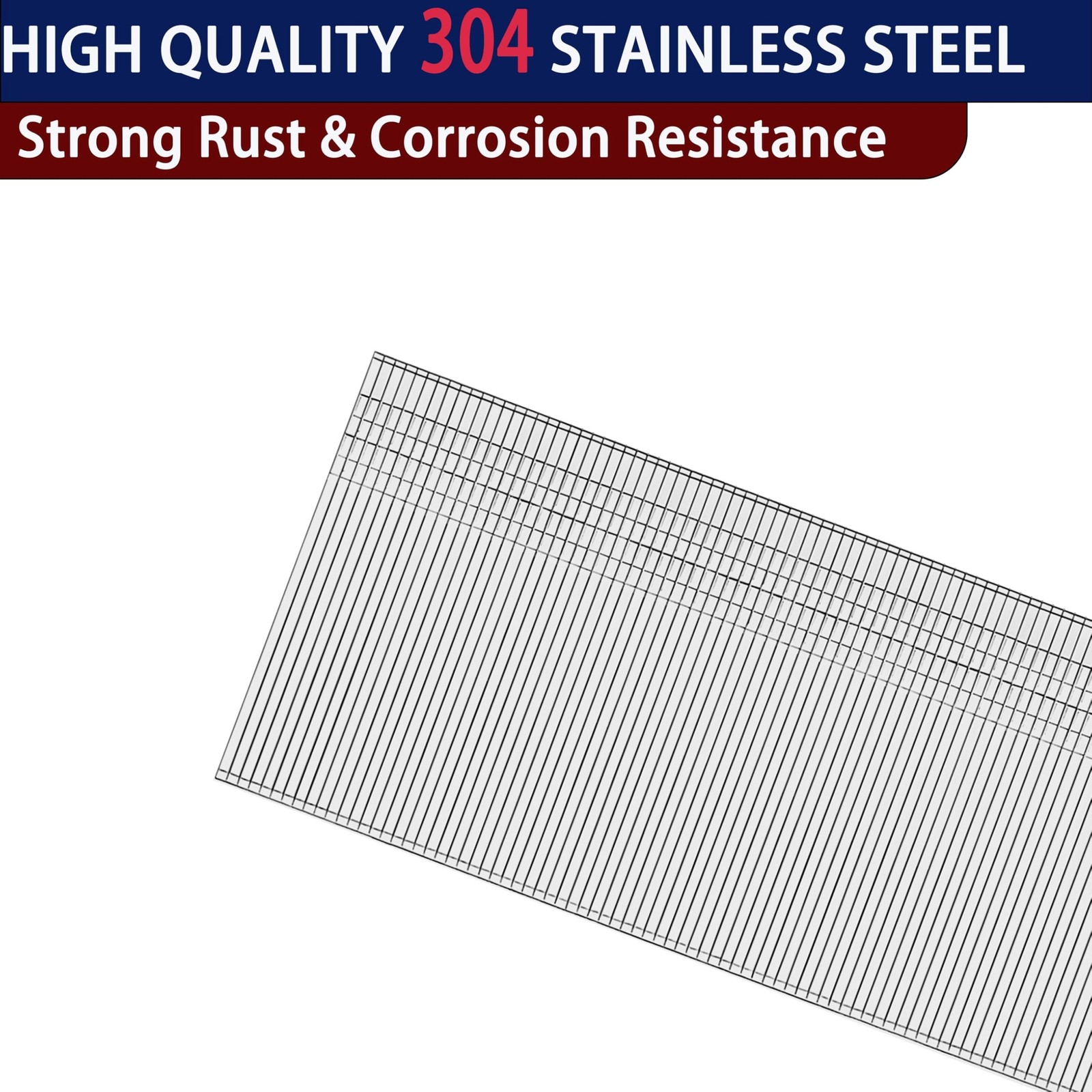 HW HAMWOO 18 Gauge 304 Stainless Steel Brad Nails,2″,1-1/4″,1″,5/8″:1200pcs |…
