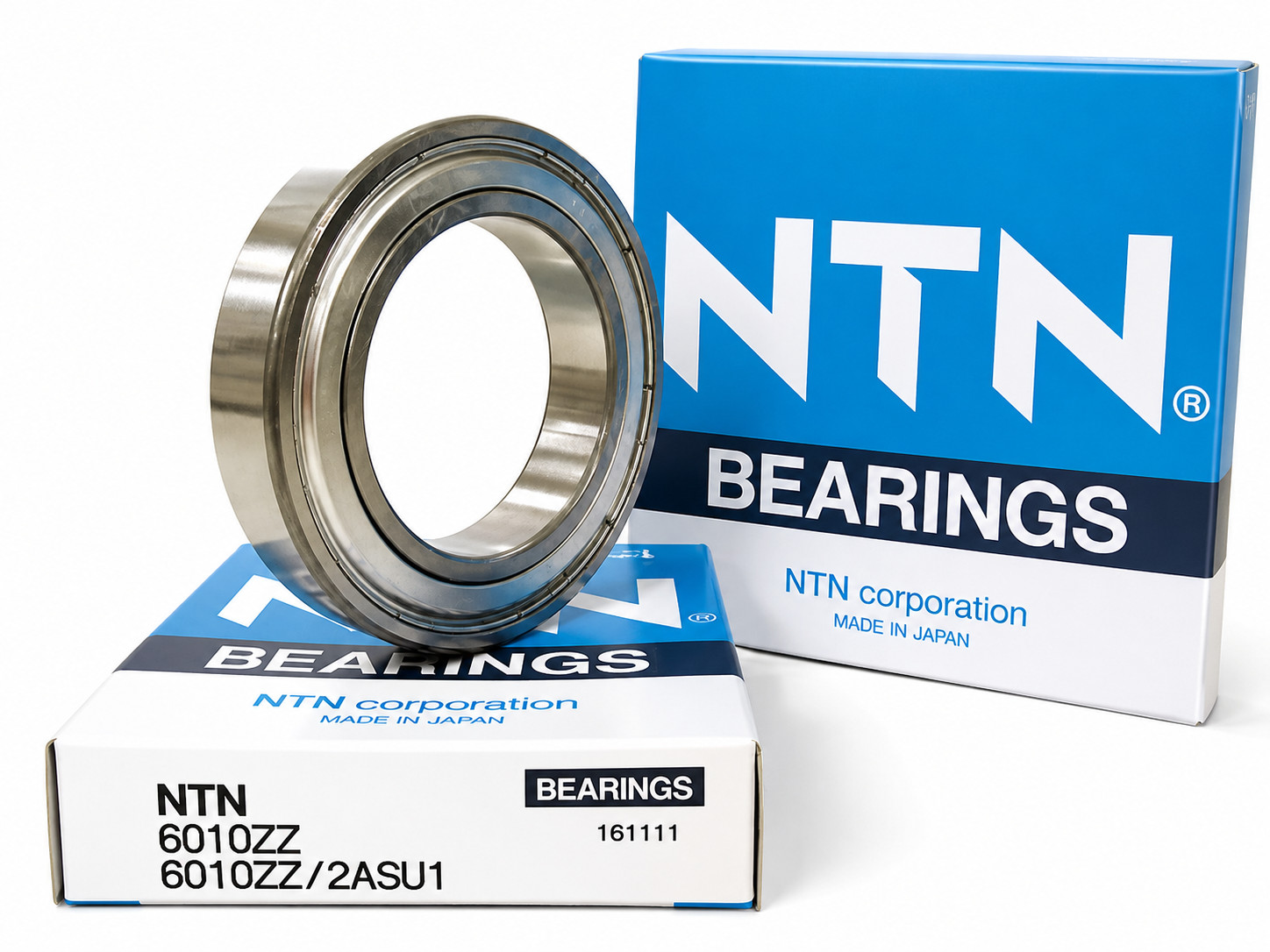 NTN 6010 ZZ CM Deep Groove Ball Bearing Metal Shield 50x80x16